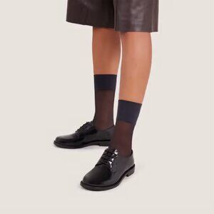 Patent Leather Lace-up Oxfords NWOT